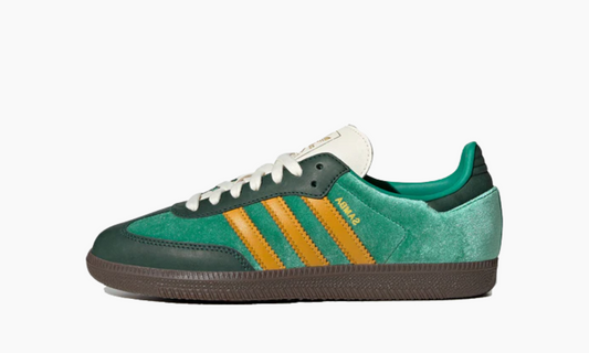 Adidas Samba Indoor Court Green Preloved Yellow