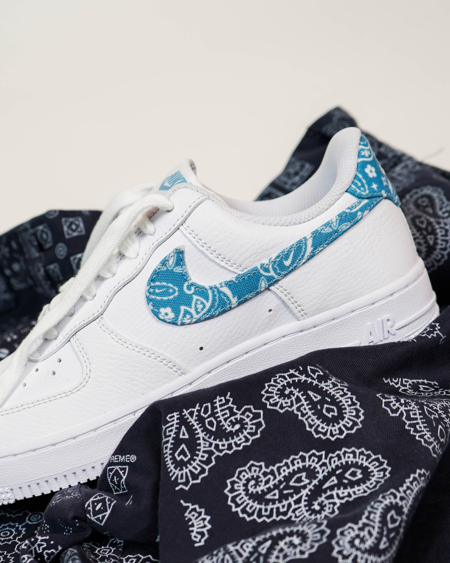 Nike Air Force 1 Blue Paisley